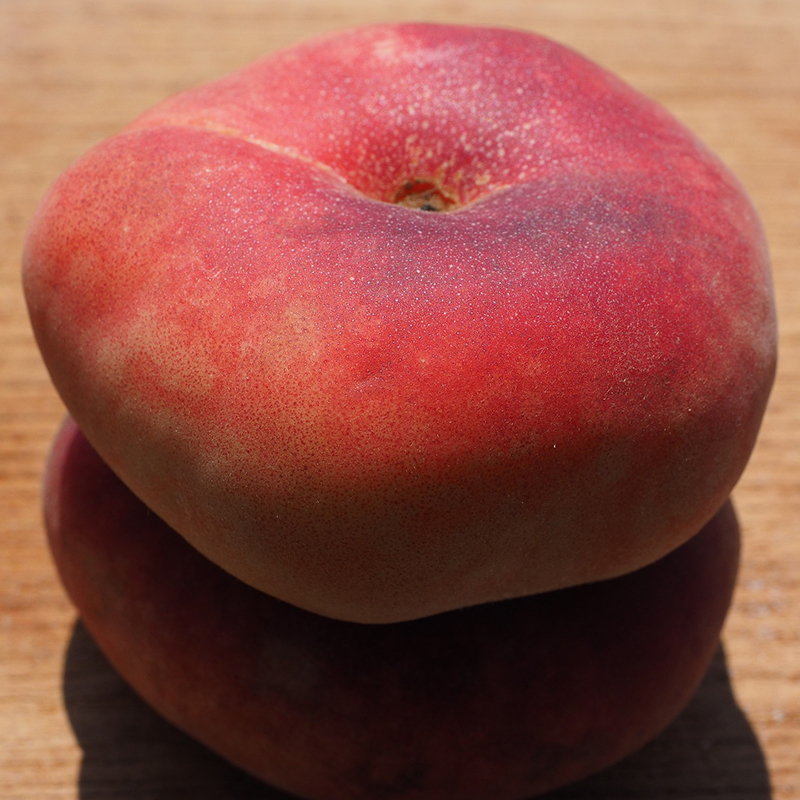 Flat peaches